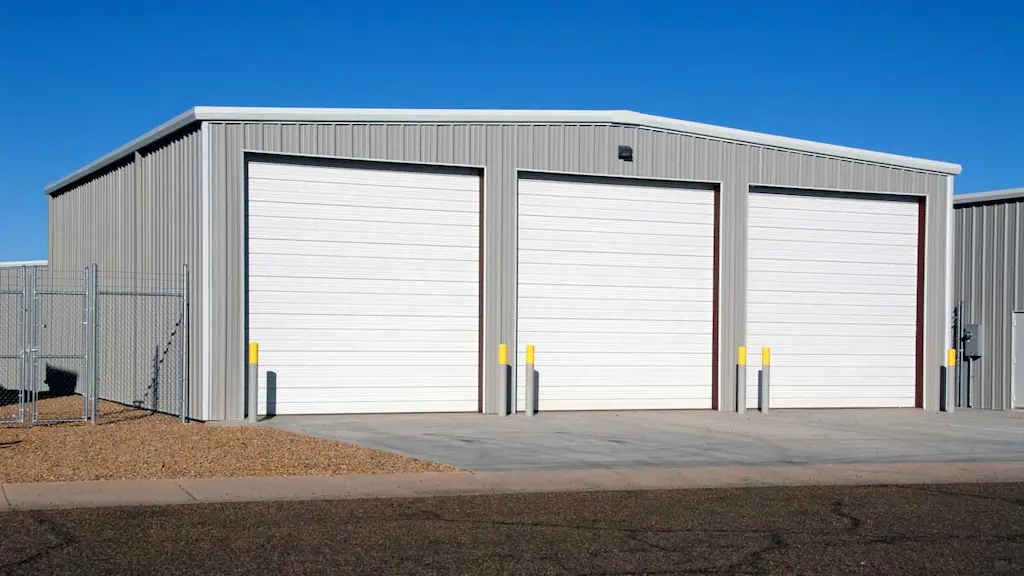 Garage in Stahlbauweise