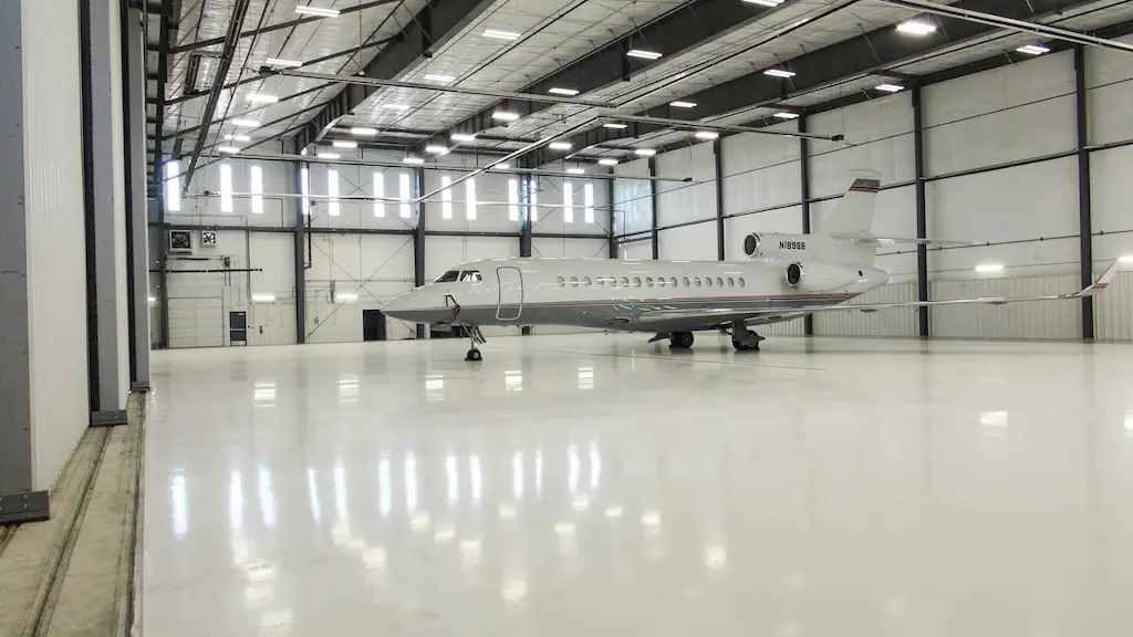 Hangar in Stahlbauweise